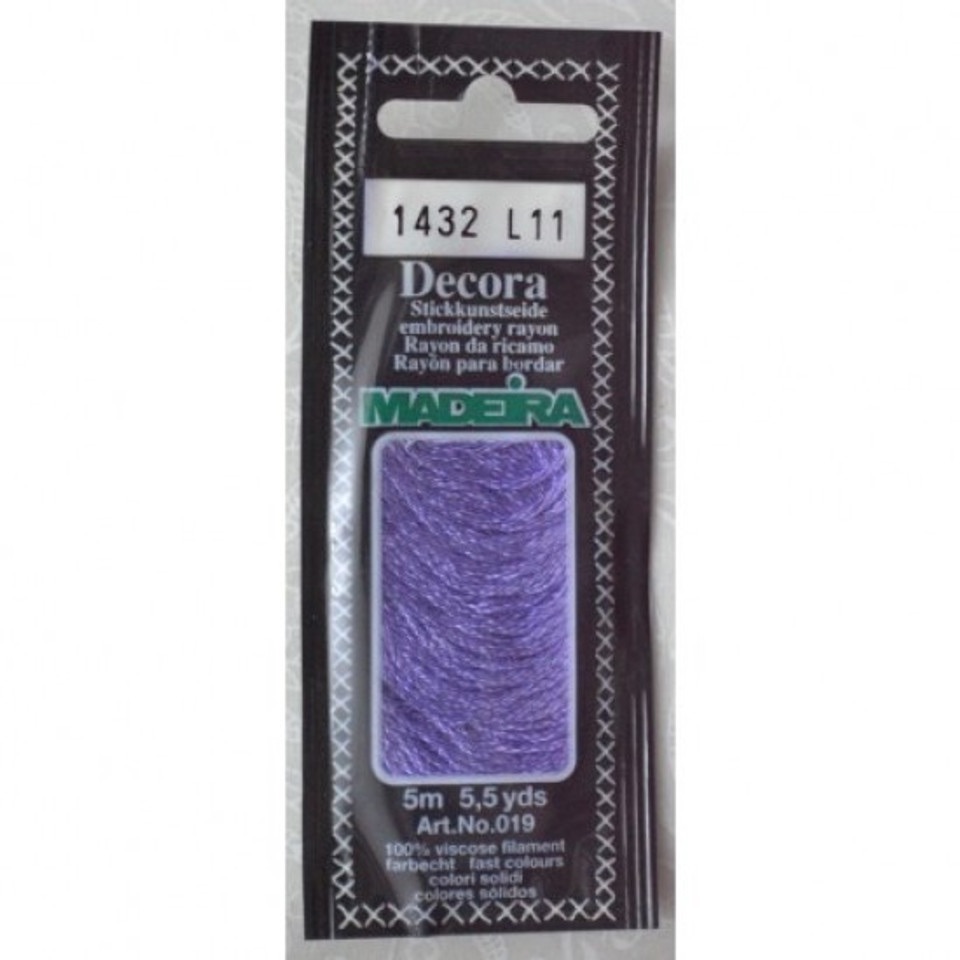 Madeira Decora Rayon Embroidery Floss - Col. 1432 - 5 metres