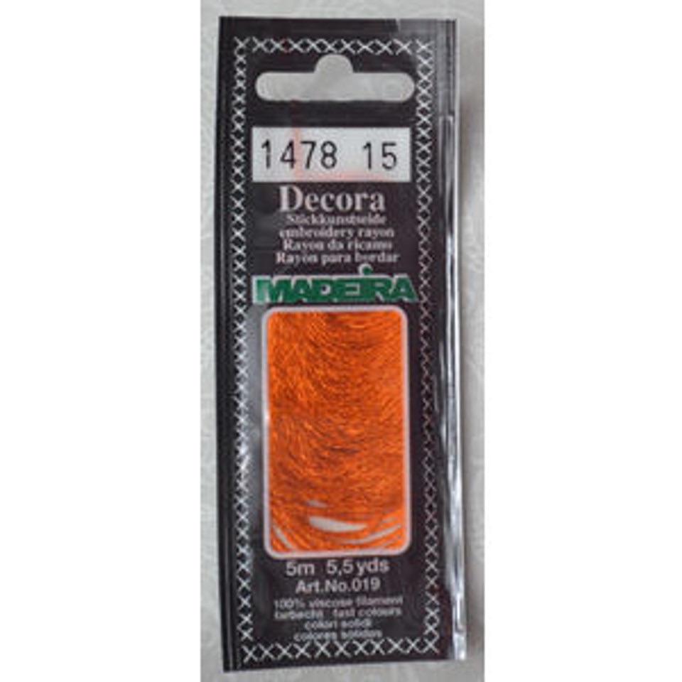 Madeira Decora Rayon Embroidery Floss - Col. 1478 - 5 metres