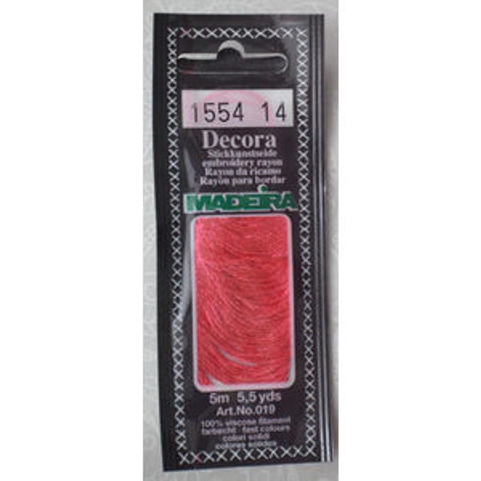 Madeira Decora Rayon Embroidery Floss - Col. 1554 - 5 metres