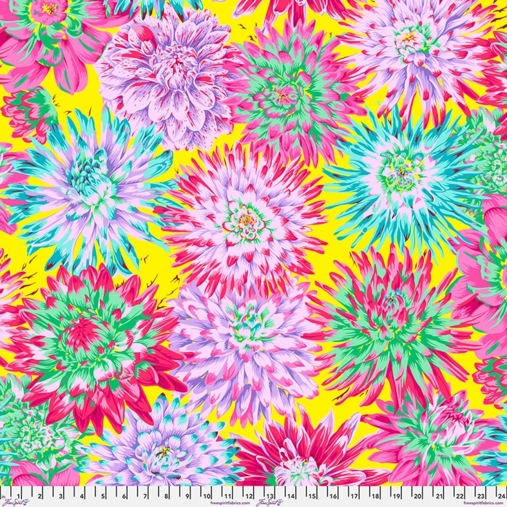 *COMING SOON - NOT YET AVAILABLE TO PURCHASE* - Cactus Dahlia - Spring - PWPJ054.SPRING - Kaffe Fassett Collective