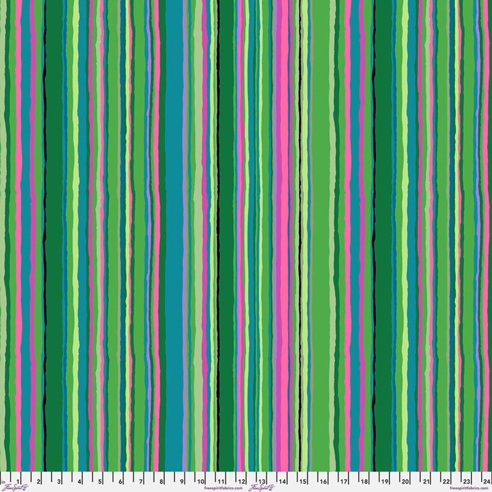*COMING SOON - NOT YET AVAILABLE TO PURCHASE* - Echo Stripe - Green - PWGP209.GREEN - Kaffe Fassett Collective