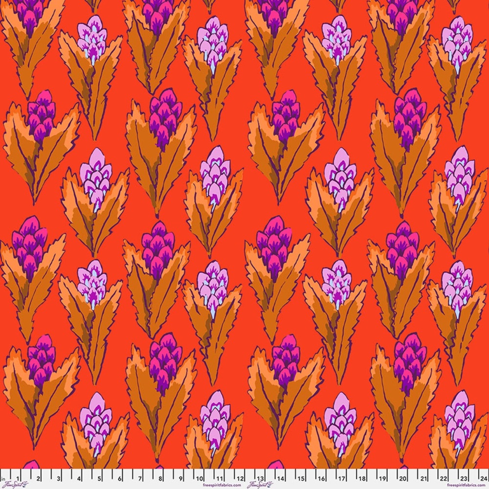 *COMING SOON - NOT YET AVAILABLE TO PURCHASE* - Hyacinth - Red - PWGP214.RED - Kaffe Fassett Collective