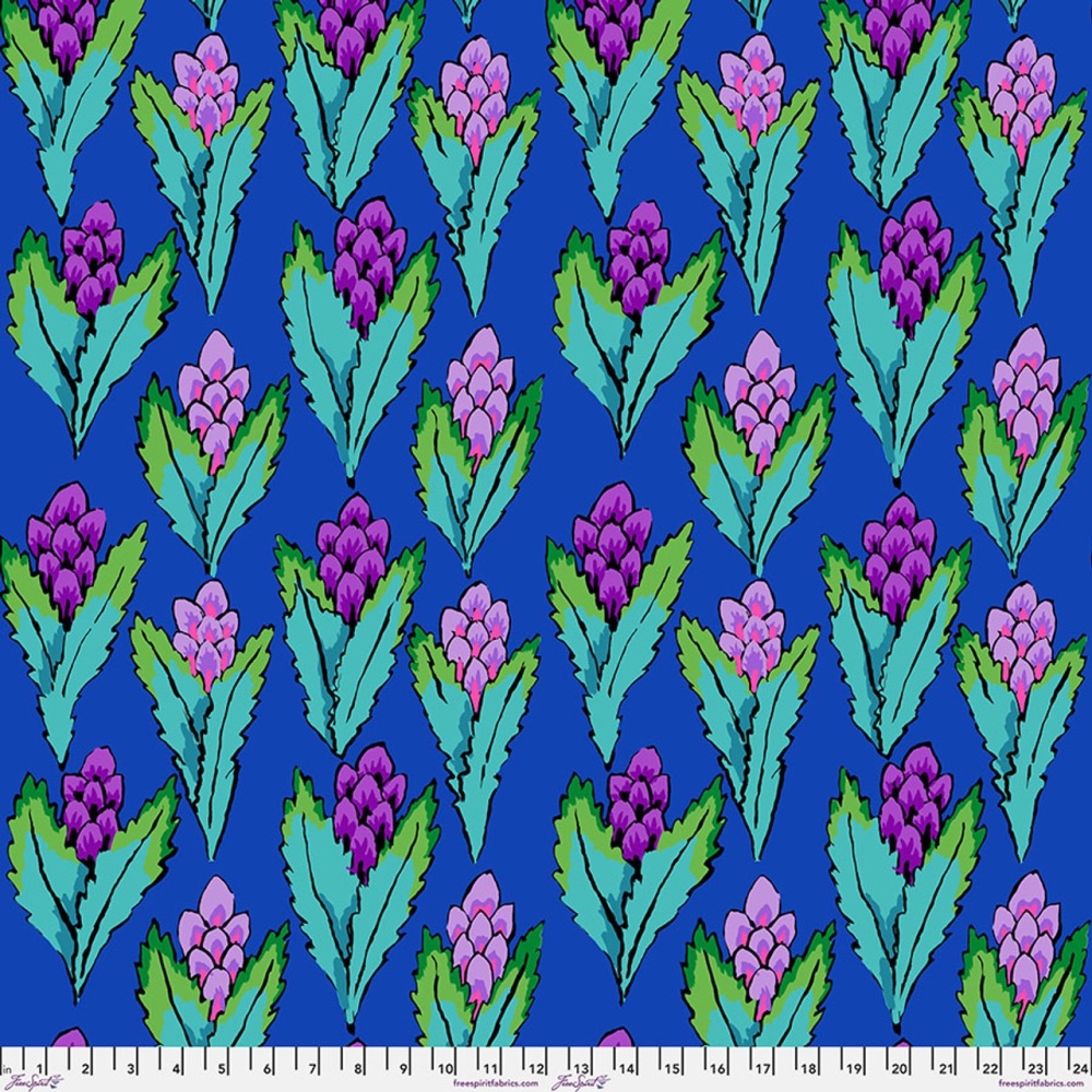 *COMING SOON - NOT YET AVAILABLE TO PURCHASE* - Hyacinth - Blue - PWGP214.BLUE - Kaffe Fassett Collective