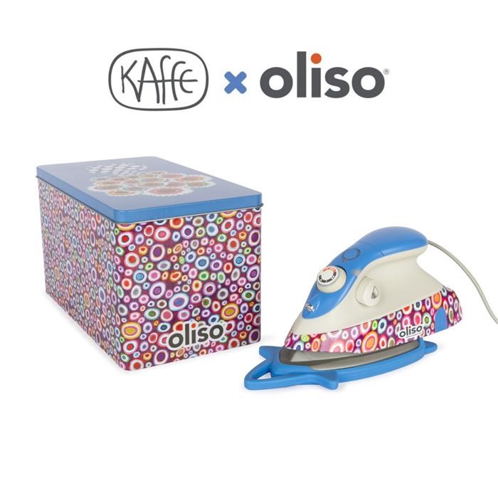 Kaffe Fassett Oliso Mini Project Iron - Includes Limited Edition Metal Tin - M3Pro