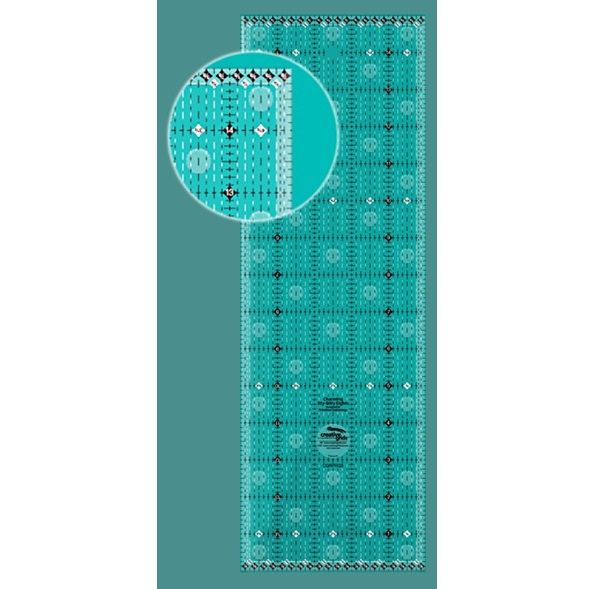 Charming Itty Bitty Eights Quilt Ruler - 5" x 15" - CGRPRG3 - Creative Grids