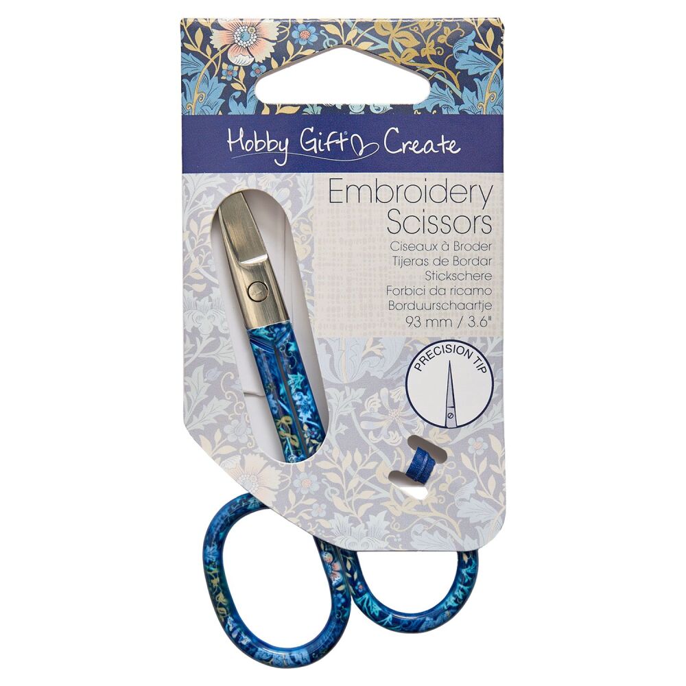 Embroidery Scissors - 9.3cm / 3.6" - Arts & Crafts by Hobby Gift  (HGC4819.01)