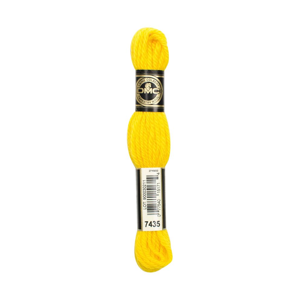 DMC Tapestry Wool - 7435 Bright Yellow - 8 metres