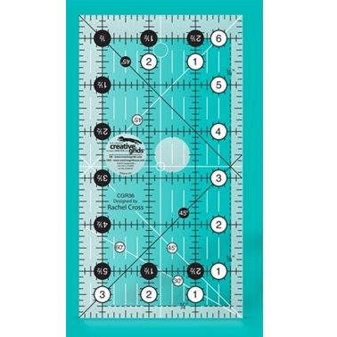 Patchwork Ruler - 3 ½" x 6 ½" - CGR36 - Creative Grids