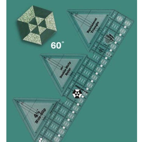 60° Degree Double Strip Ruler - CGRDBS60 - Creative Grids