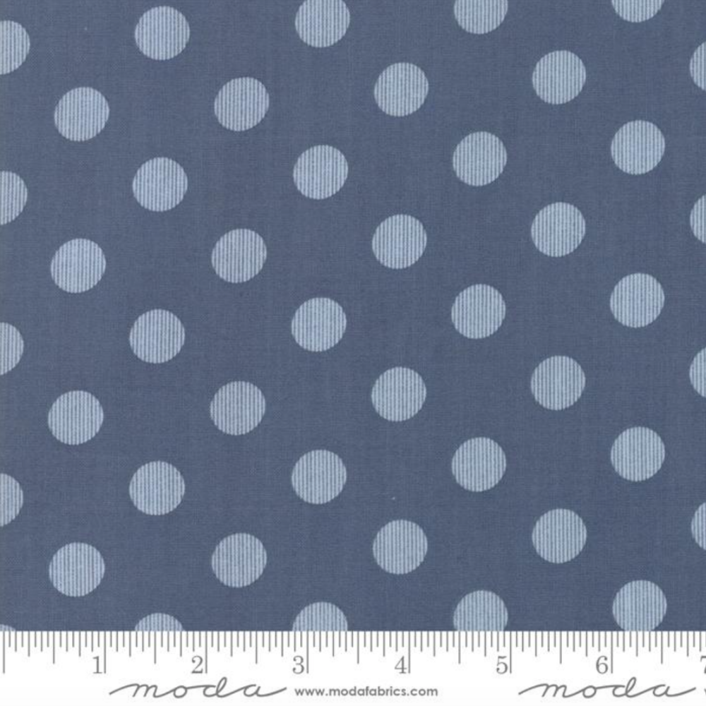 SALE! Moda - Harvest Road - Modern Dot - 5103 16 (Indigo)
