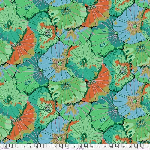 Lotus Leaf - Emerald - PWGP029.EMERALD - Kaffe Fassett Collective - Last Fat Quarter (2 available)