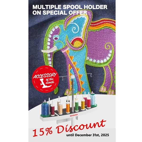 Bernina Multiple Spool Holder - Accessory Of The Month - 15% off (usual price £125)