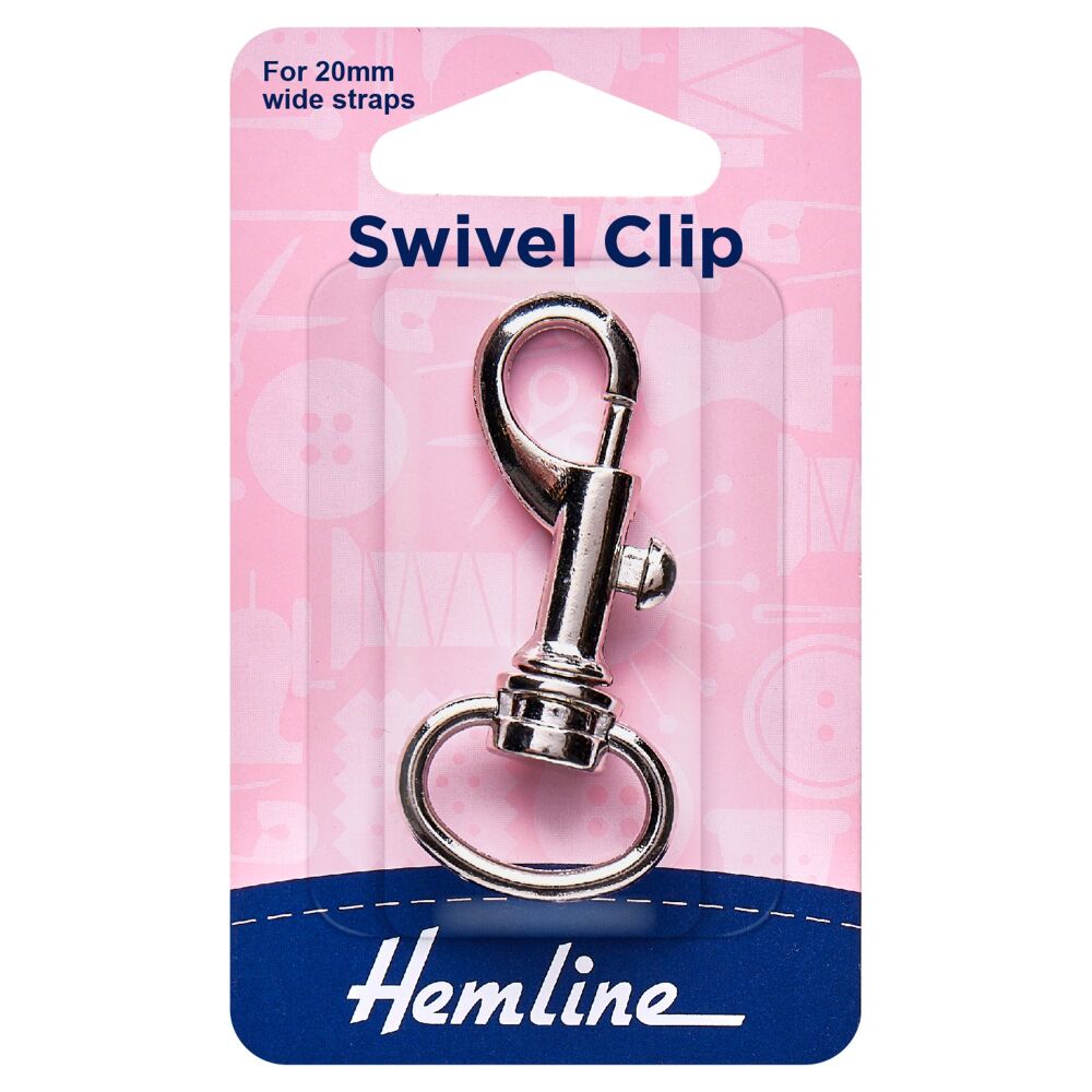 Swivel Clip - Nickel - 20mm - Hemline (H482.20.N)