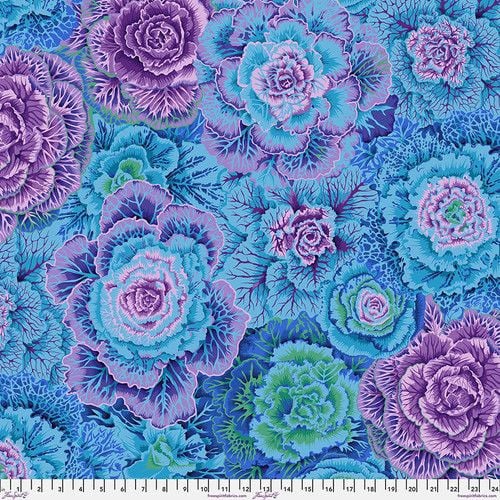Brassica - Blue - PWPJ051.BLUEX - Kaffe Fassett Collective - Last Fat Quarter