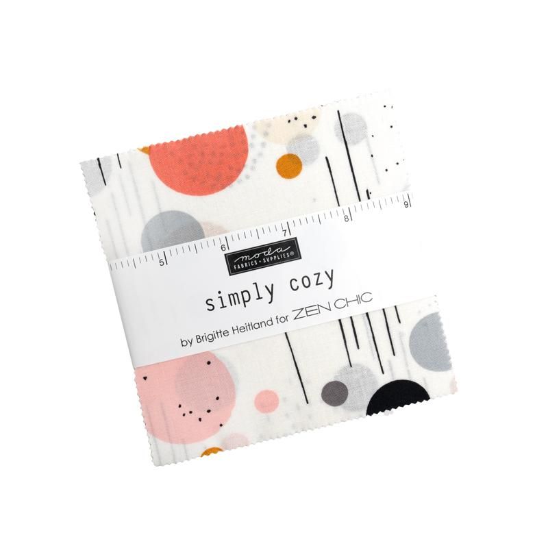 Simply Cozy by Zen Chic - Charm Pack - Moda Fabrics