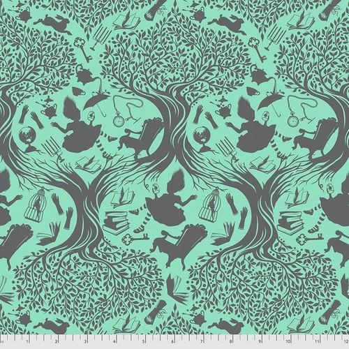 Last Fat Quarter - Tula Pink - Curiouser & Curiouser - Down the Rabbit Hole (Daydream) - PWTP166.WONDER (2 available)