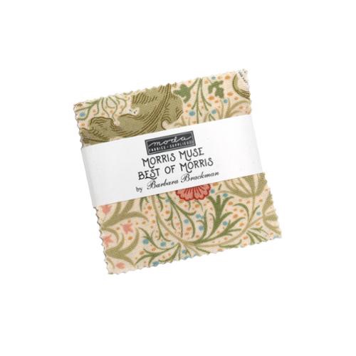  Morris Muse - Best Of Morris by Barbara Brackman - Mini Charm Pack - Moda Fabrics
