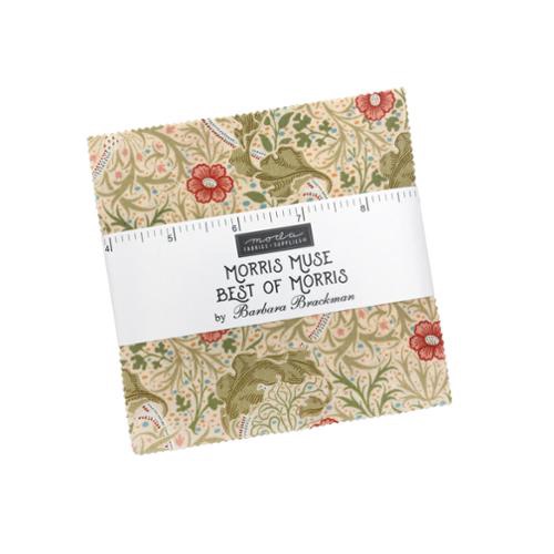  Morris Muse - Best Of Morris by Barbara Brackman - Charm Pack - Moda Fabrics