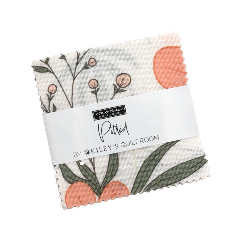 Potted by Kiley&rsquo;s Quilt Room - Mini Charm Pack - Moda Fabrics