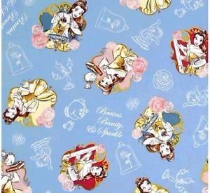 Last Fat Quarter - Disney - Beauty and The Beast - Belle, Brains Beauty and Sparkle (3 available)