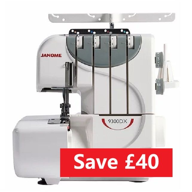 Janome 9300DX overlocker - save &pound;40 (usual price &pound;349)