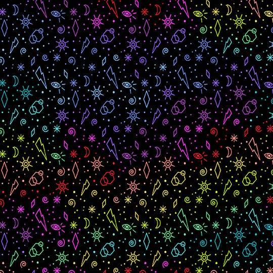 Last Piece - 50cm length - Libs Elliott - Beguiled - Zoltar - A-9755-K (Black)