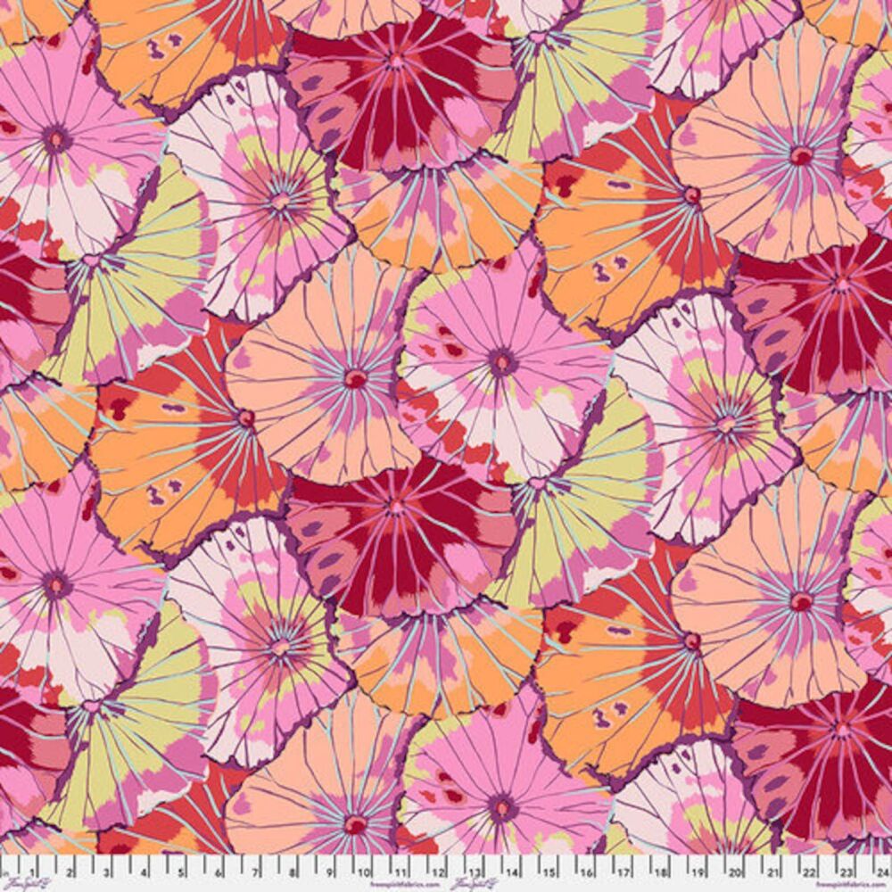 Lotus Leaf - Red - GP29.RED - Kaffe Fassett Collective - Last Piece - 40cm length