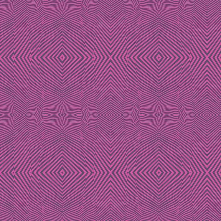 Last Piece - 18" x 21" (Imperial Fat Quarter) - Tula Pink - Moon Garden - Lazy Stripe (Dusk) - PWTP022.DUSK