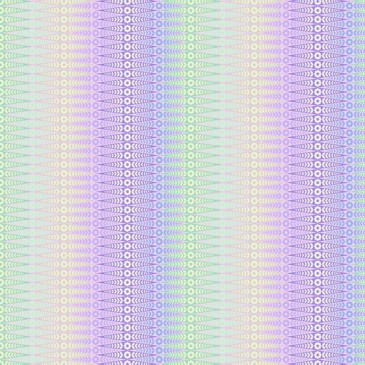 Last Piece - 18" x 21" (Imperial Fat Quarter) - Tula Pink - Moon Garden - Oopsie Daisy (Dusk) - PWTP200.DUSK