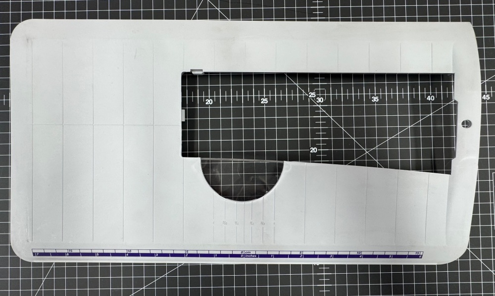 Bernina Slide-On Extension Table. Second Hand - Genuine Bernina Part. Compatible with some Artista, Virtuosa and Activa models. See description.
