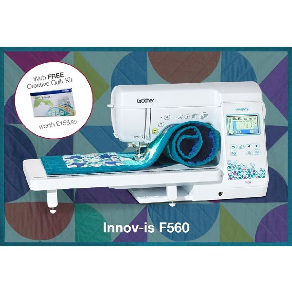 Brother Innov-is F560 - free Creative Quilting Kit worth &pound;158.99