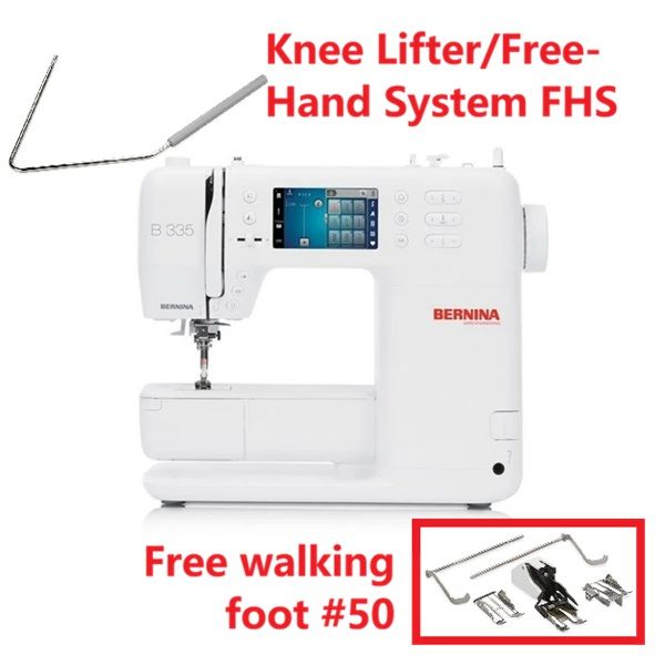 Bernina 335 - free walking foot #50 & knee lifter system (worth £177.50)
