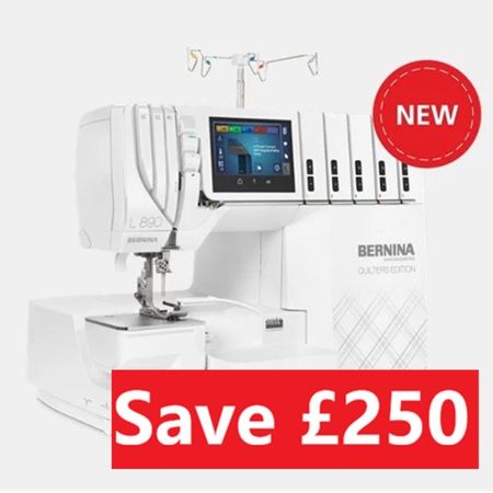 Bernina L890 QE combined overlock/coverstitch - special Quilters Edition - 
