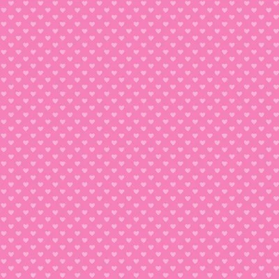 Last Fat Quarter - Andover - Hearts - 9149/E (Pink) (2 available)