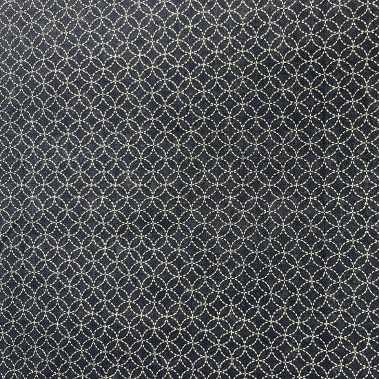 Japanese Fabric - Marui - Shippou (Seven Treasures) - Navy (No. 105) - Nutex Fabrics