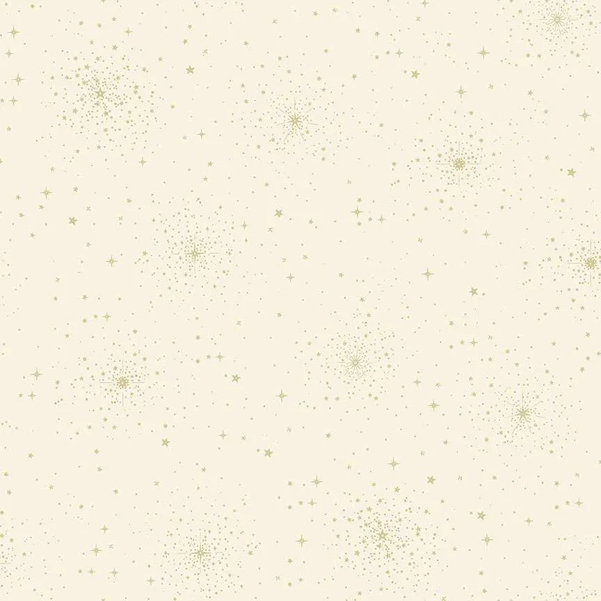 Last Piece - 50cm length - Makower - Good Tidings - Christmas Star - No. 108/Q (Cream)