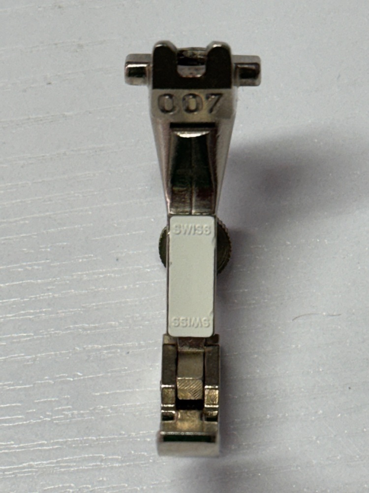 Bernina Vintage Style Presser Foot - Zipper Foot #007 - Second Hand - Genuine Bernina Part