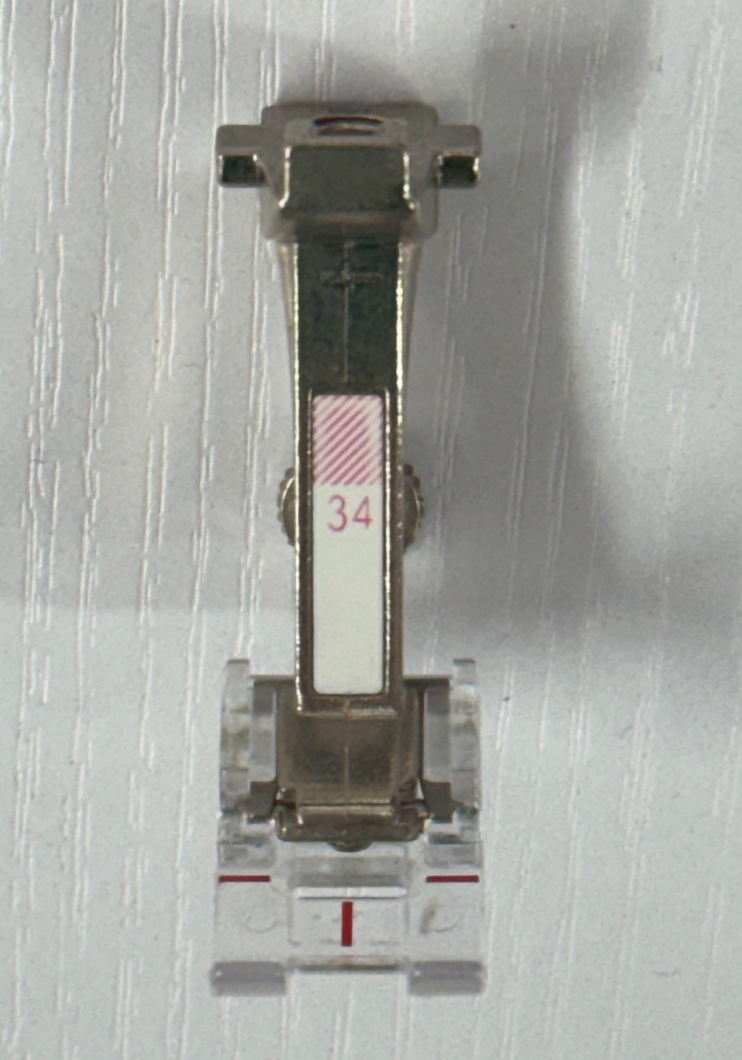 Bernina Reverse Pattern Foot with Clear Sole #34 - Second Hand - Genuine Be