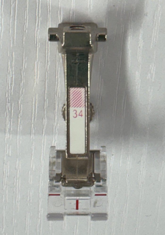 Bernina Reverse Pattern Foot with Clear Sole #34 - Second Hand - Genuine Bernina Part