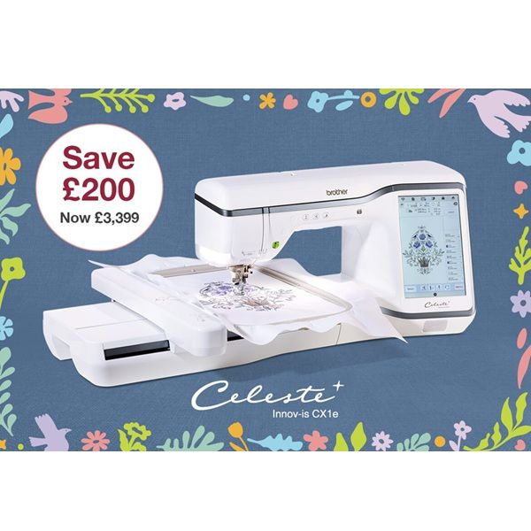 Brother Celeste CX1e - save £200 (usual price £3599)