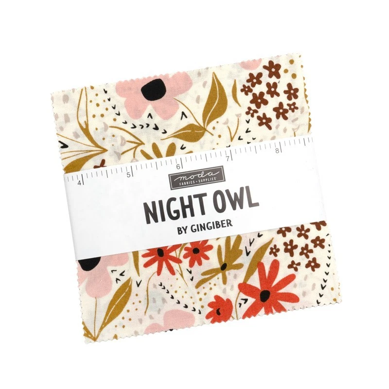 Night Owl by Gingiber - Charm Pack - Moda Fabrics