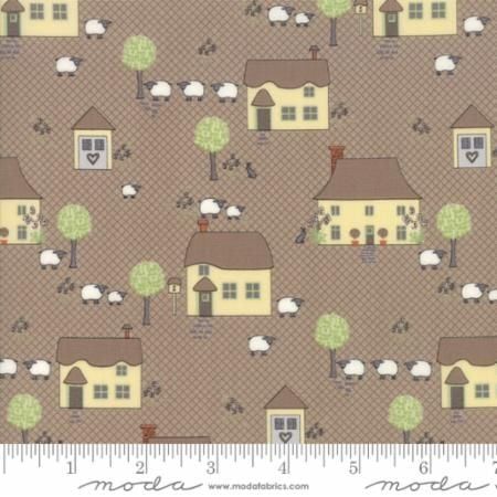 Last Fat Quarter - Moda - Cottontail Cottage - No. 2921 17 Cobblestone Houses