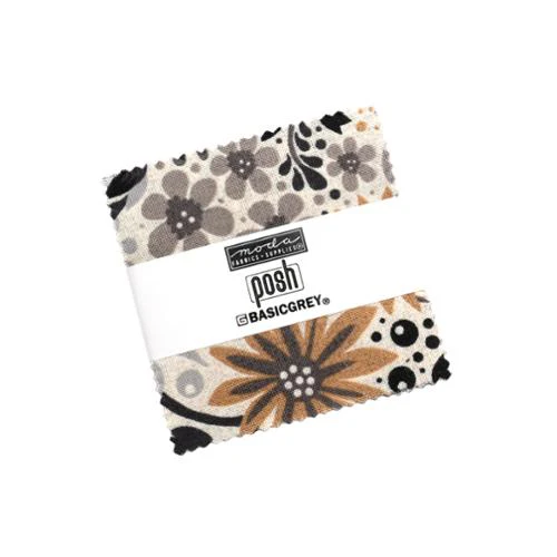 Posh by Basic Grey - Mini Charm Pack - Moda Fabrics