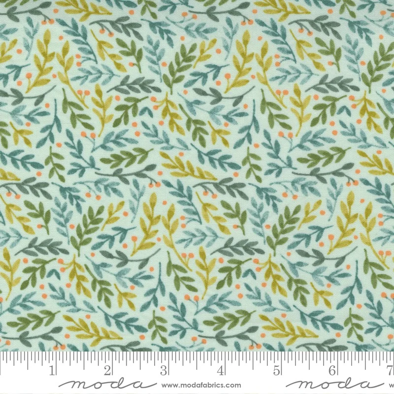 Last Fat Quarter - Moda - Effie's Woods - Ferns - No. 56015 16 (Mint)