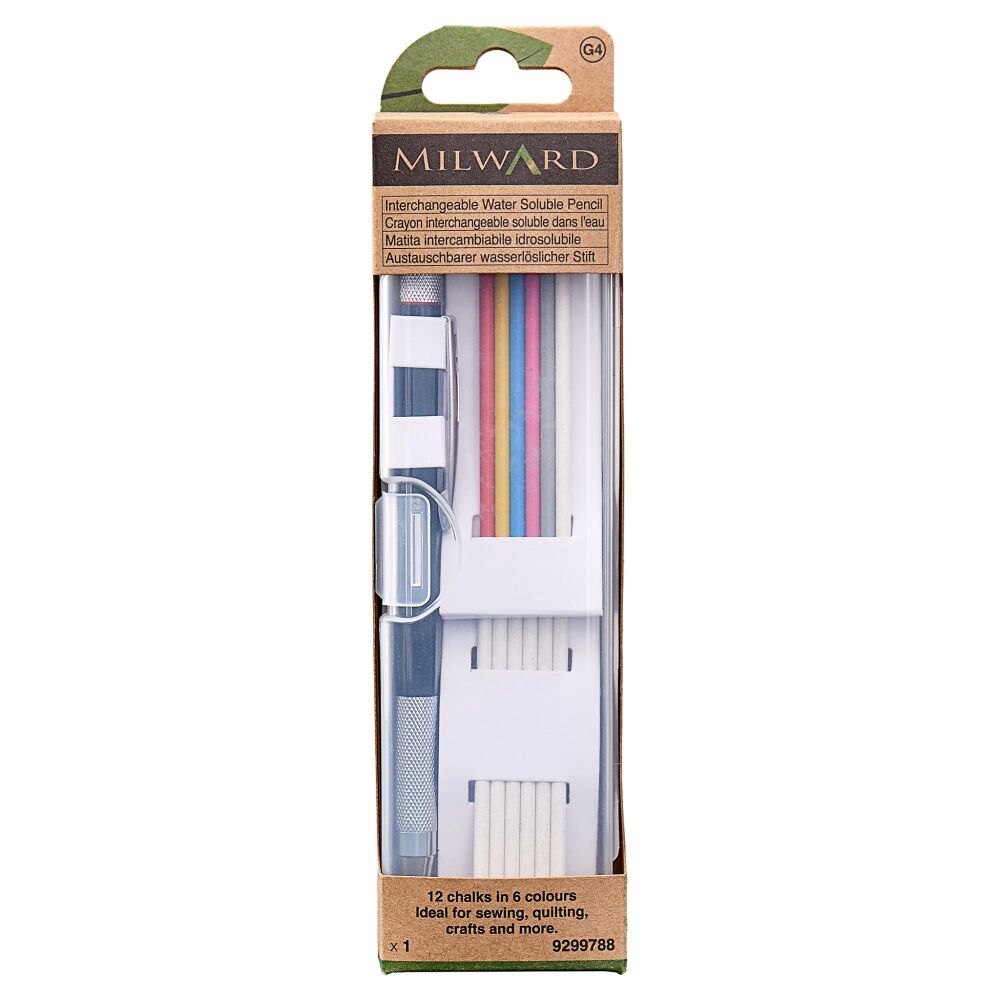 Water Soluble Chalk Pencil Set - Interchangeable - Milward Green (9299788)