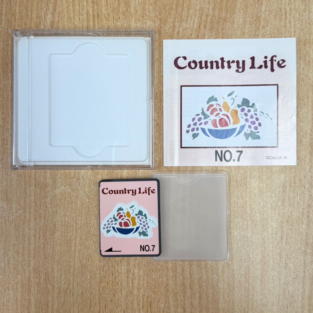 Brother Embroidery Designs Card No. 7 Country Life - Second Hand - Genuine Brother Accessory