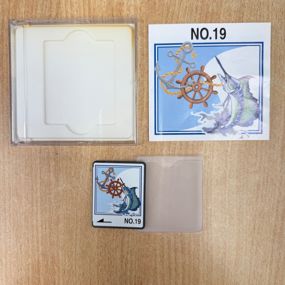 Brother Embroidery Designs Card No. 19 Nautical & Marine - Second Hand - Genuine Brother Accessory