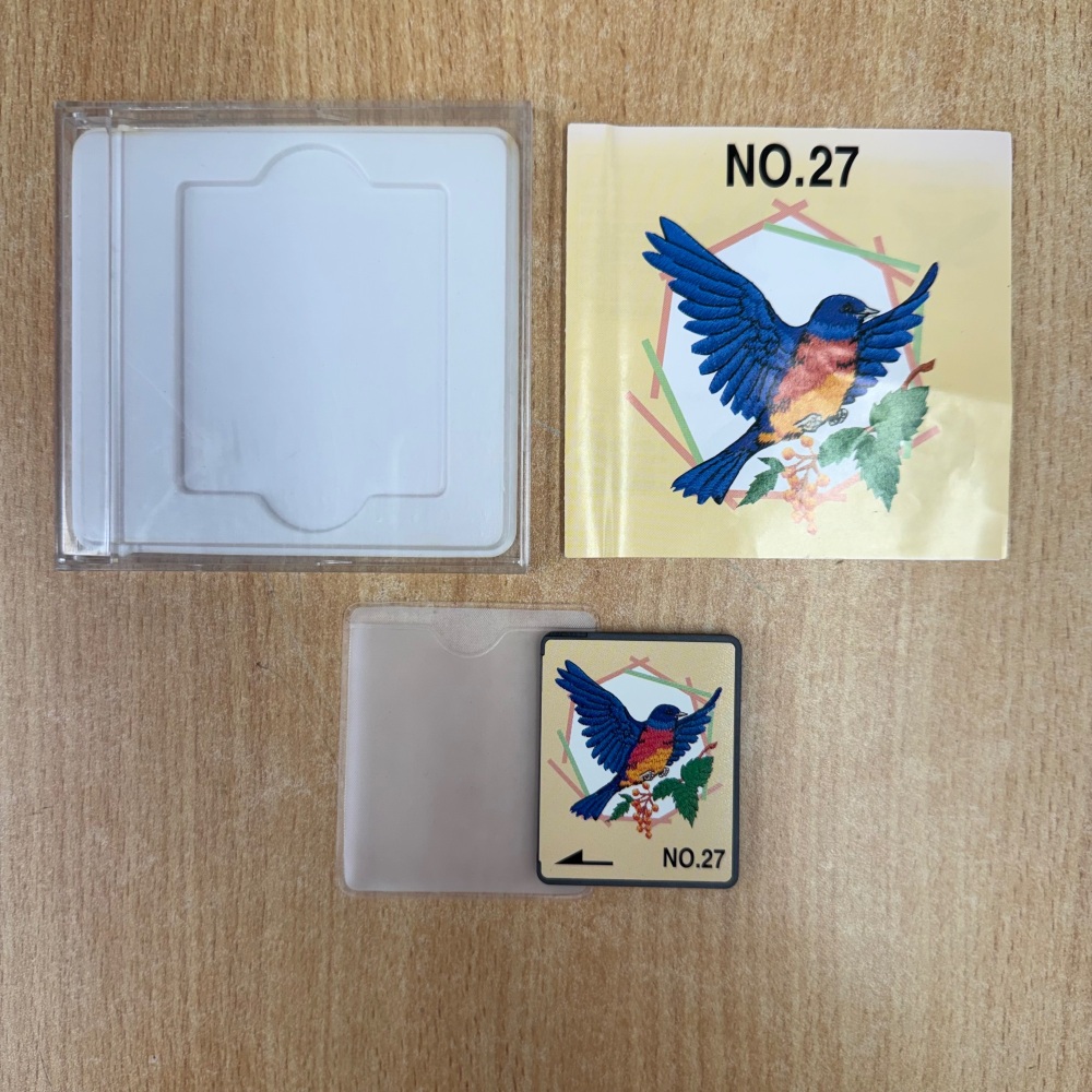 Brother Embroidery Designs Card No. 27 Birds Collection - Second Hand - Genuine Brother Accessory