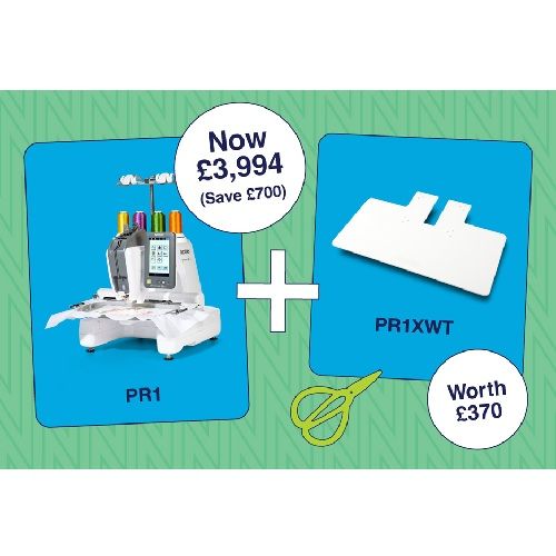 Brother Entrepreneur PR1x - save &pound;700 (usual price &pound;4694) + free wide table worth &pound;379