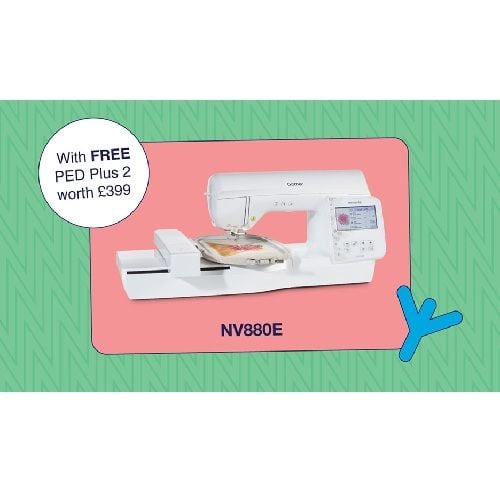 Brother Innov-is NV880E - free embroidery software worth &pound;399